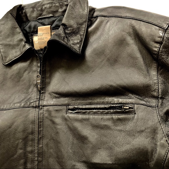 Leather Jacket Basic Equipment Size Small Black - Picture 3 of 8